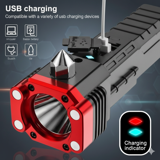 Herramienta de Emergencia para Coche con Luz LED