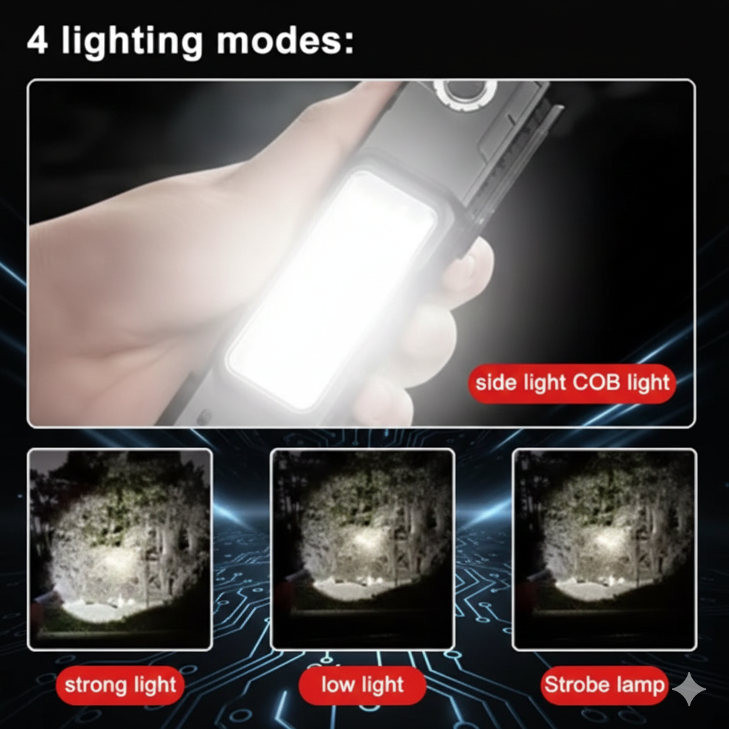 Herramienta de Emergencia para Coche con Luz LED