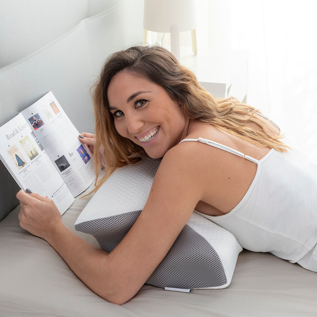 GLOBALIO™ Ergonomic Comfort Pillow – Designed for Better Sleep Support